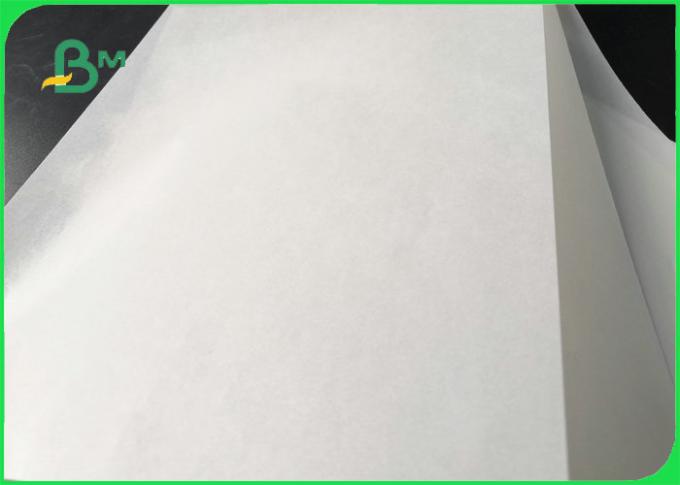 El rollo enorme de la categoría alimenticia 17GSM blanco y coloreó el papel de papel cristal para la impresión de la etiqueta