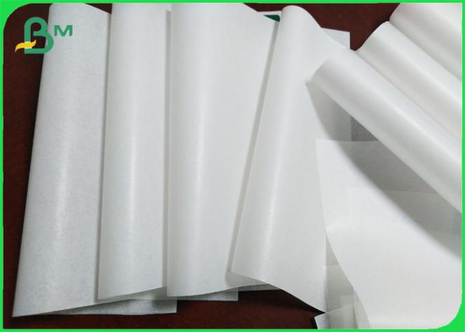 rollos grandes de papel blancos esmaltados máquina de embalaje FDA del carnicero 35gsm