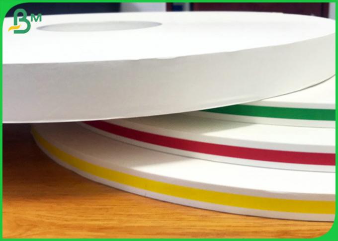 La tinta de la comida imprimió 60G 15M M Straw Kraft Paper FDA 28G Straw Wrapping Paper Roll