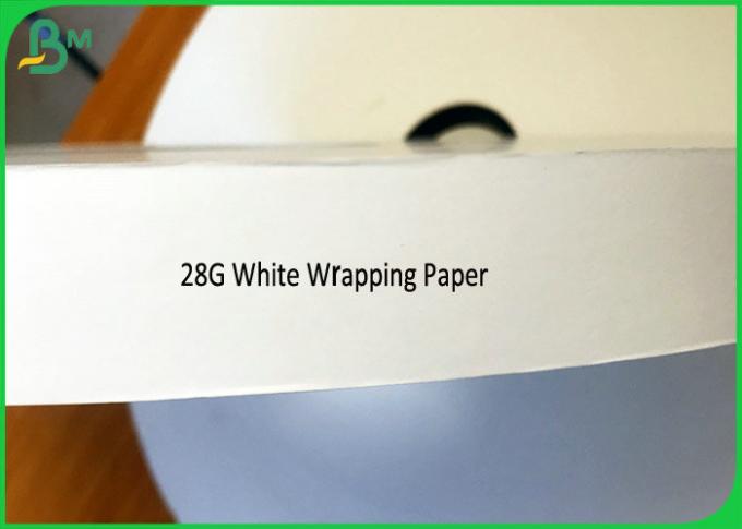 La tinta de la comida imprimió 60G 15M M Straw Kraft Paper FDA 28G Straw Wrapping Paper Roll