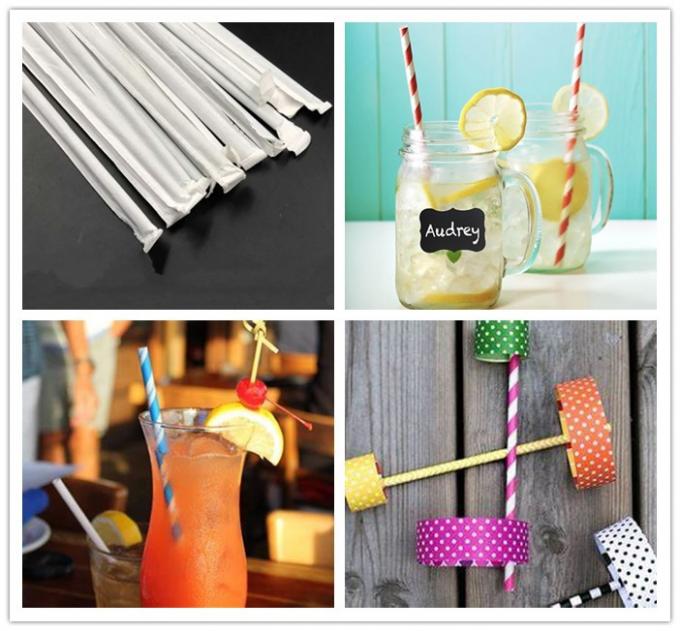 Consumición disponible de Straw Paper Roll For Juice de la prenda impermeable de la categoría alimenticia