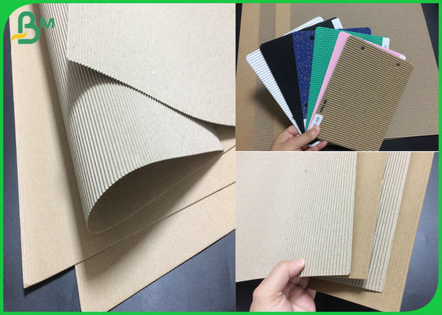 Flauta 100gsm de cartón corrugado 120gsm Make Anti-escaldar la manga de la taza de papel
