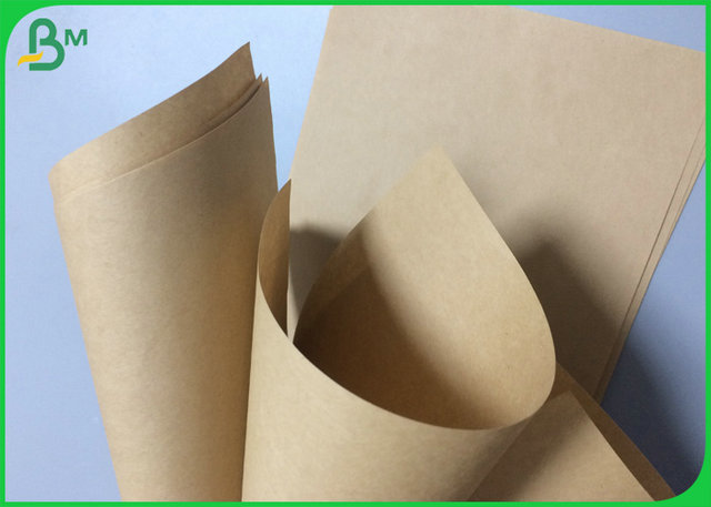 Rollo sin blanquear enorme de categoría alimenticia del papel de 80g Brown Kraft para hacer las bolsas de papel