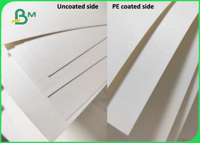 El PE cubrió el envase de comida biodegradable de papel del tablero del cuenco de papel de tablero de tazas