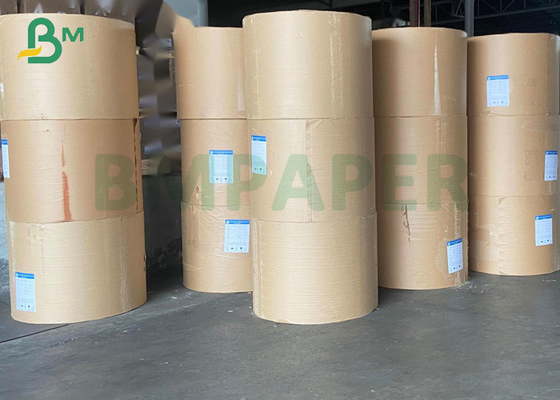 Papel blanco sin cera Rolls de Materail Kraft de las tazas de papel del cono del agua