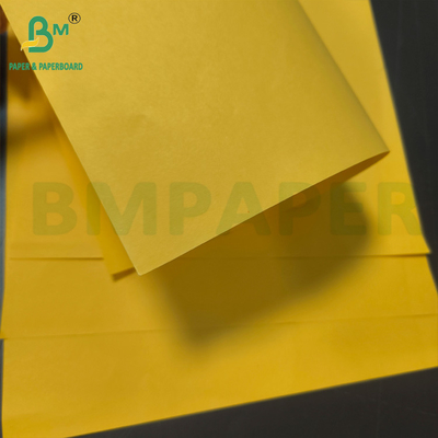 70g 80g Envase dorado Bolboreta de papel Kraft amarillo y embalaje