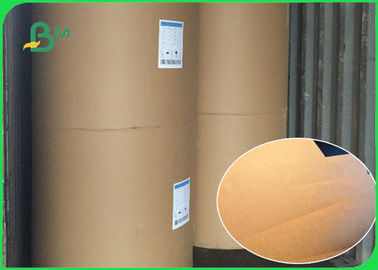 Rollo del papel de Brown Kraft de la pulpa de la Virgen, tamaño del papel de embalaje de la categoría alimenticia modificado para requisitos particulares
