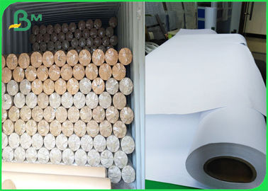 FSC 24 pulgadas rollo 80gsm del papel de trazador del chorro de tinta de 36 pulgadas para la industria de ropa