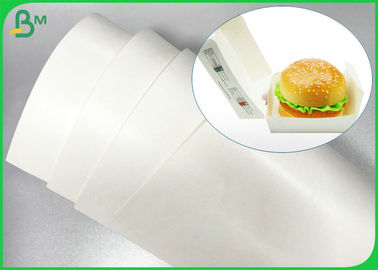 La categoría alimenticia impermeable a la grasa 160gsm + 18g PE cubrió el papel para la comida que embalaba