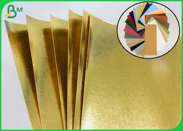 Tela lavable de oro biodegradable de Kraft para hacer el bolso casero del almacenamiento