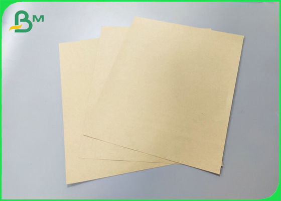 papel respetuoso del medio ambiente imprimible de 60gsm 120gsm Brown Kraft para hacer sobres