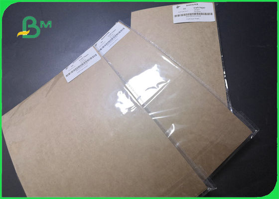 papel de papel de tarjetas de 200gsm A4 Brown Kraft para el rasgón de la tarjeta de la invitación resistente