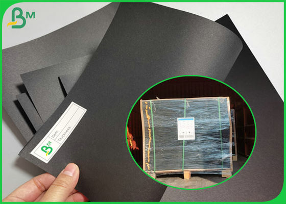 Reciclado reduzca la cartulina negra 110gsm del arte a pulpa a las hojas de papel de embalaje 350gsm