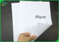 rollo sin recubrimiento blanco del papel de imprenta de 70GSM Woodfree para el material del cuaderno