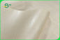 Rollo puro del papel del 100% MG Brown Kraft de 32 a 60gsm que envuelve la comida FDA FSC ISO