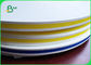 el color de papel Slitted de 28gr 60gr imprimió el FSC y el SGS para la paja blanca del papel de categoría alimenticia