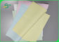 Hoja de papel sin carbono del color sin recubrimiento de 48g 50g para el banco liso