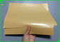 rollo de papel del acondicionamiento de los alimentos de 45gr 47gr Brown Kraft con 1 capa lateral del PE