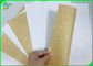 cartón revestido superior blanco de 250gsm 270gsm Kraft hojas de la categoría alimenticia de 70 * del 100CM