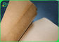 Papel impermeable de Brown Kraft de la capa del PE para la caja del acondicionamiento de los alimentos