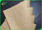 la categoría alimenticia de papel sin blanquear reciclable de embalaje de 50gsm 70gsm Kraft empaqueta el material