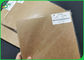 50g reciclable al rollo sin blanquear del papel de Kraft de saco del color 400g con la categoría alimenticia