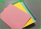 Hoja coloreada amarilla verde 200gsm 230gsm de la garantía del rosa para la impresión normal
