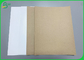 el blanco de la categoría alimenticia 350gsm cubrió el papel de papel de la caja de la comida de la pulpa de madera de la parte posterior de Kraft