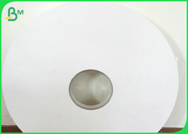 rollo blanco biodegradable del papel del arte de la categoría alimenticia de 60gram 120gram para producir las pajas de beber del papel
