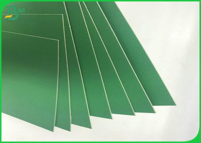 cartulina gruesa lisa 1.8m m sólida del Libro Verde de 1.2m m 1.5m m para el atascamiento de libro