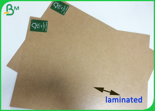 rollo lateral doble impermeable a la grasa del papel del poliéster de 300gr 350gr 400gr para la fiambrera
