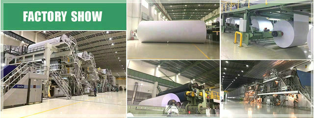 Papel blanco respetuoso del medio ambiente de 70gsm 80gsm 90gsm Kraft para la fabricación de las bolsas de papel