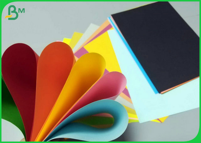 color de 150gsm DIY que corta buen uso de la escuela de los niños de la resistencia del rizo del tablero de papel