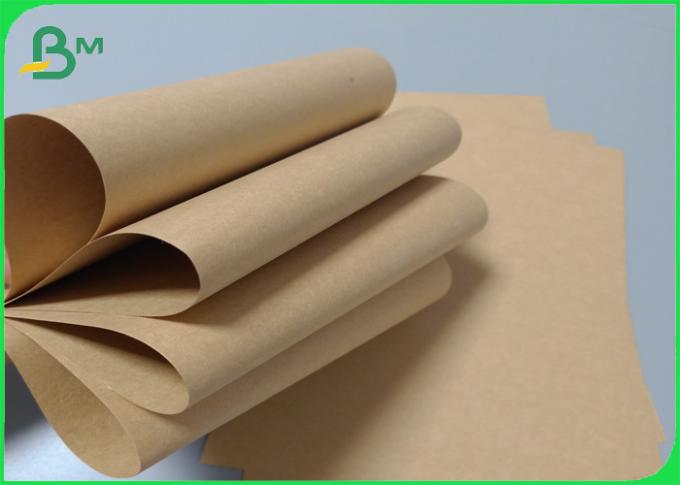 papel de Brown Kraft de la categoría alimenticia de 50g 60g 80g para la fabricación de las cajas de papel