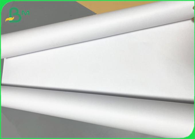 rollo arquitectónico del papel de dibujo cad del trazador blanco imprimible de 80g 60inch
