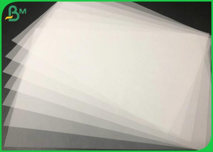 Papel de trazo translúcido ligero del tamaño 55g A4 para el dibujo que bosqueja