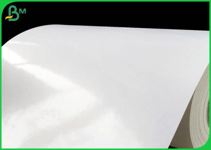 papel sintético brillante a prueba de polvo de 180um 250um Matt PP para la impresión del chorro de tinta de las etiquetas
