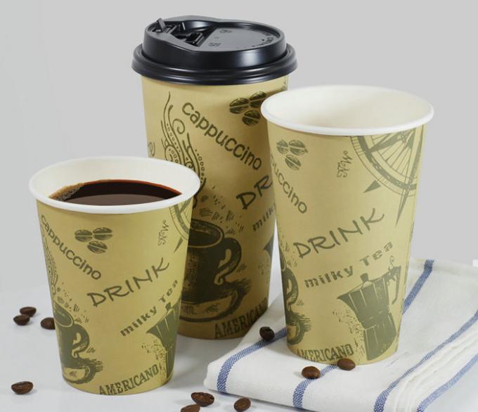 La prenda impermeable 200gsm + 15g PE cubrió la taza blanca Rolls de papel para la taza de café de la categoría alimenticia