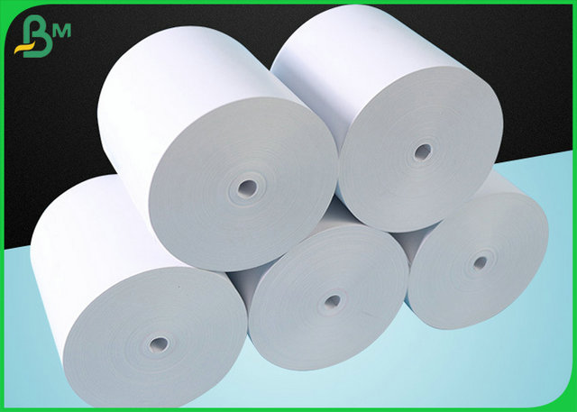 papel termal Rolls de la base 55gr 58gr 44m m 57m m 80m m de 12m m para la posición Bill Paper