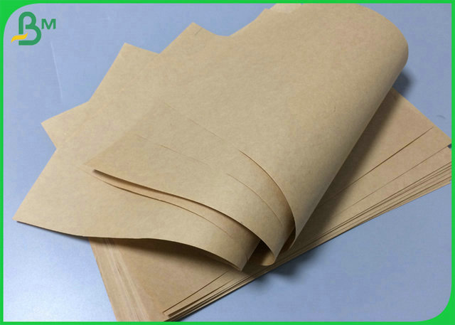 papel de categoría alimenticia de 1000m m 1100m m 60GSM 70GSM Brown Kraft para las bolsas de papel