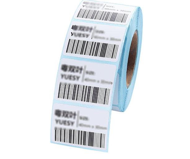 Papel adhesivo de la etiqueta engomada de la etiqueta termal directa enorme de Rolls para las etiquetas logísticas