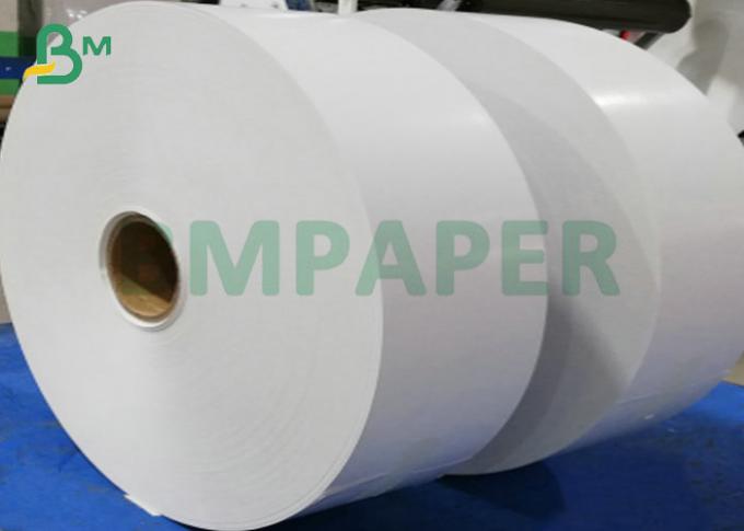 el papel termal resistente Rolls enorme del rasguño de 52g 55g etiqueta el material común