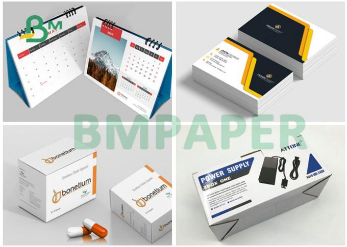 De papel de tarjetas blanco de la cubierta de 16PT 24PT C1S en la hoja para los productos farmacéuticos que embalan