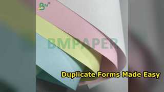 Papel autocopiativo para formularios duplicados de varios colores