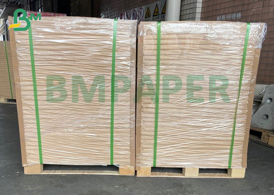 papel de Kraft ultra resistente de los bolsos del cemento 85gsm Brown Matte Surface Unglazed