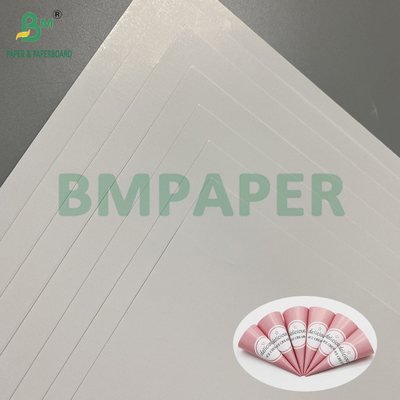 80gm helado cono de papel manga congelador de papel material de grado alimenticio