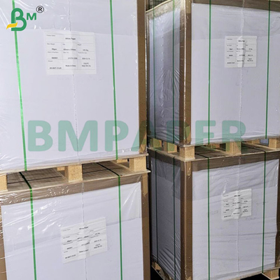 300 gramos de celulosa reciclada 700*1000 mm de hojas de papel blanco gris recubiertas