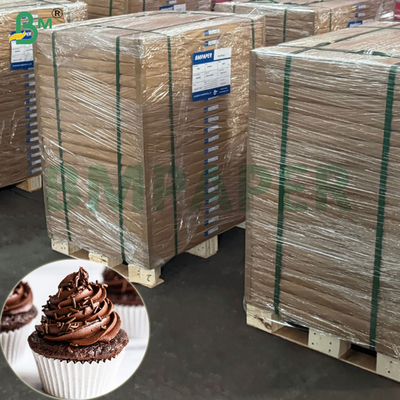 Papel antigrasa de fácil deslizamiento de 38 g/m² y 40 g/m² para la fabricación de pasteles en tazas, antiadherente