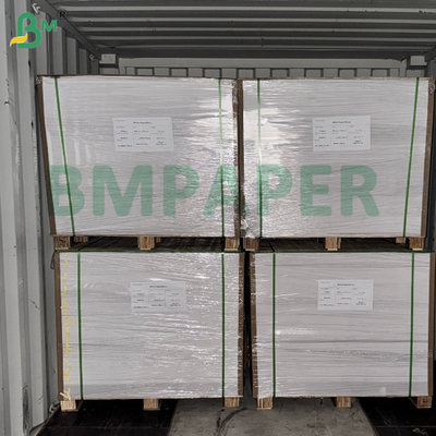 Papel corrugado flauta simple blanco imprimible de 100 g/m² para embalaje de cajas