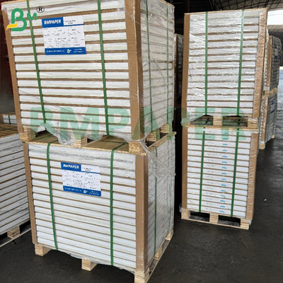 35g 40g Blanco de un lado brillante MG papel Kraft en rollo 1100mm para el embalaje